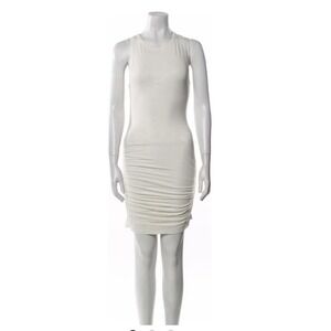House of Harlow 1960‎ Ruched Sleeveless White Dress Womens Size XS
